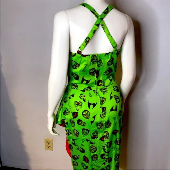 Deadly Dames VOODOO Vixen in Monster print - Picture 2 of 8